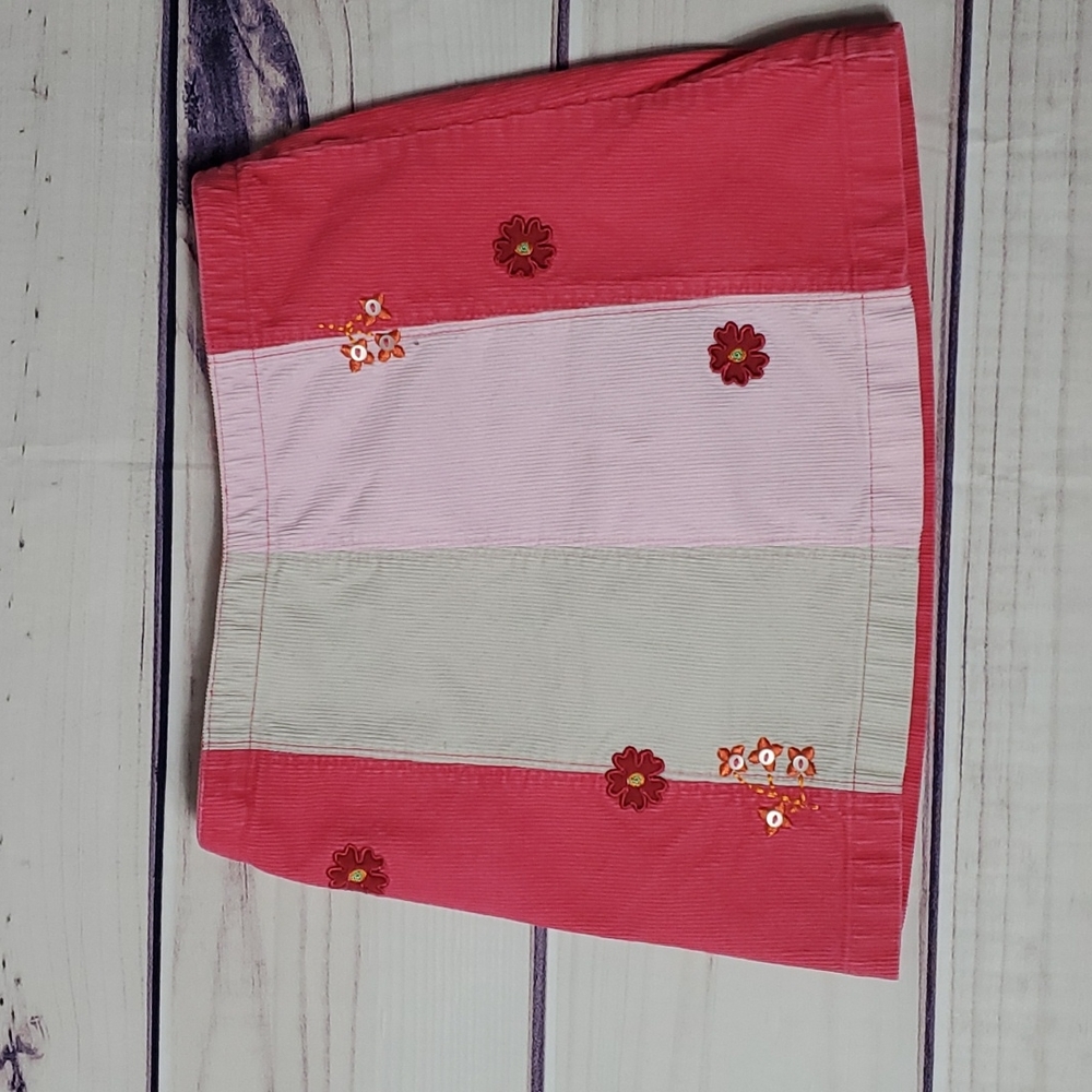 Girls Corduroy Skirt with shorts liner